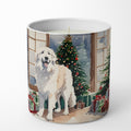 Great Pyrenees Cozy Christmas Decorative Soy Candle Nature Soy Wax Essential Oil Home Decor Ideal for Bedroom Kitchen Bath Office Gift, 10 oz
