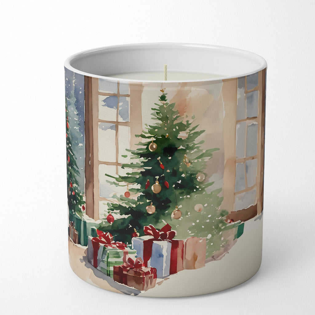 Great Pyrenees Cozy Christmas Decorative Soy Candle Nature Soy Wax Essential Oil Home Decor Ideal for Bedroom Kitchen Bath Office Gift, 10 oz