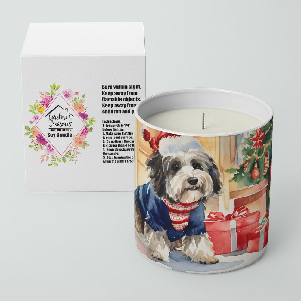 Havanese Cozy Christmas Decorative Soy Candle Nature Soy Wax Essential Oil Home Decor Ideal for Bedroom Kitchen Bath Office Gift, 10 oz