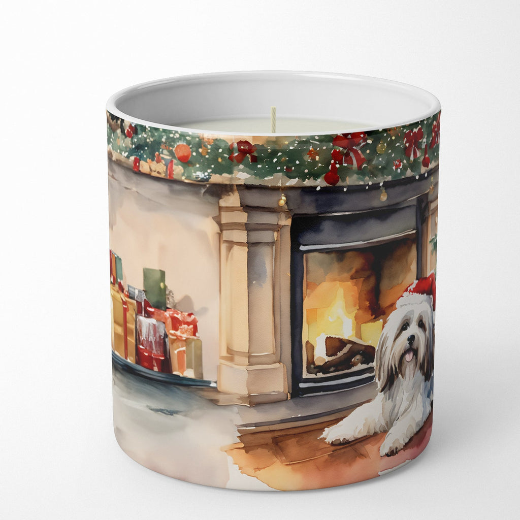 Havanese Cozy Christmas Decorative Soy Candle Nature Soy Wax Essential Oil Home Decor Ideal for Bedroom Kitchen Bath Office Gift, 10 oz