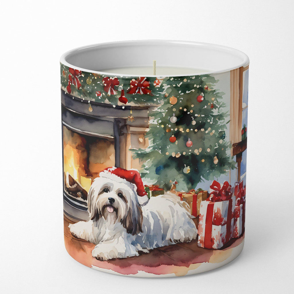 Havanese Cozy Christmas Decorative Soy Candle Nature Soy Wax Essential Oil Home Decor Ideal for Bedroom Kitchen Bath Office Gift, 10 oz