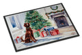 Irish Setter Cozy Christmas Doormat Indoor Outdoor 18H X 27W Front Door Mat Rugs for Entryway, Non Slip Washable