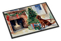 Irish Setter Cozy Christmas Doormat Indoor Outdoor 18H X 27W Front Door Mat Rugs for Entryway, Non Slip Washable