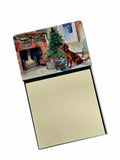 Irish Setter Cozy Christmas Watercolor Sticky Note Holder Refillable Dispenser Desk Accessory 3x3 Pad Gift