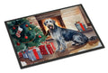 Irish Wolfhound Cozy Christmas Doormat Indoor Outdoor 18H X 27W Front Door Mat Rugs for Entryway, Non Slip Washable
