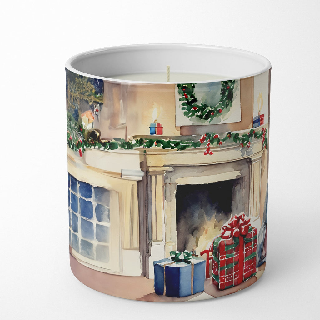 Italian Greyhound Cozy Christmas Decorative Soy Candle Nature Soy Wax Essential Oil Home Decor Ideal for Bedroom Kitchen Bath Office Gift, 10 oz