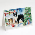 Karelian Bear Dog Cozy Christmas Greeting Cards Pack of 8 Blank Cards with Envelopes Whimsical A7 Size 5x7