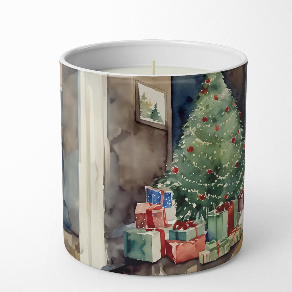 Kuvasz Cozy Christmas Decorative Soy Candle Nature Soy Wax Essential Oil Home Decor Ideal for Bedroom Kitchen Bath Office Gift, 10 oz