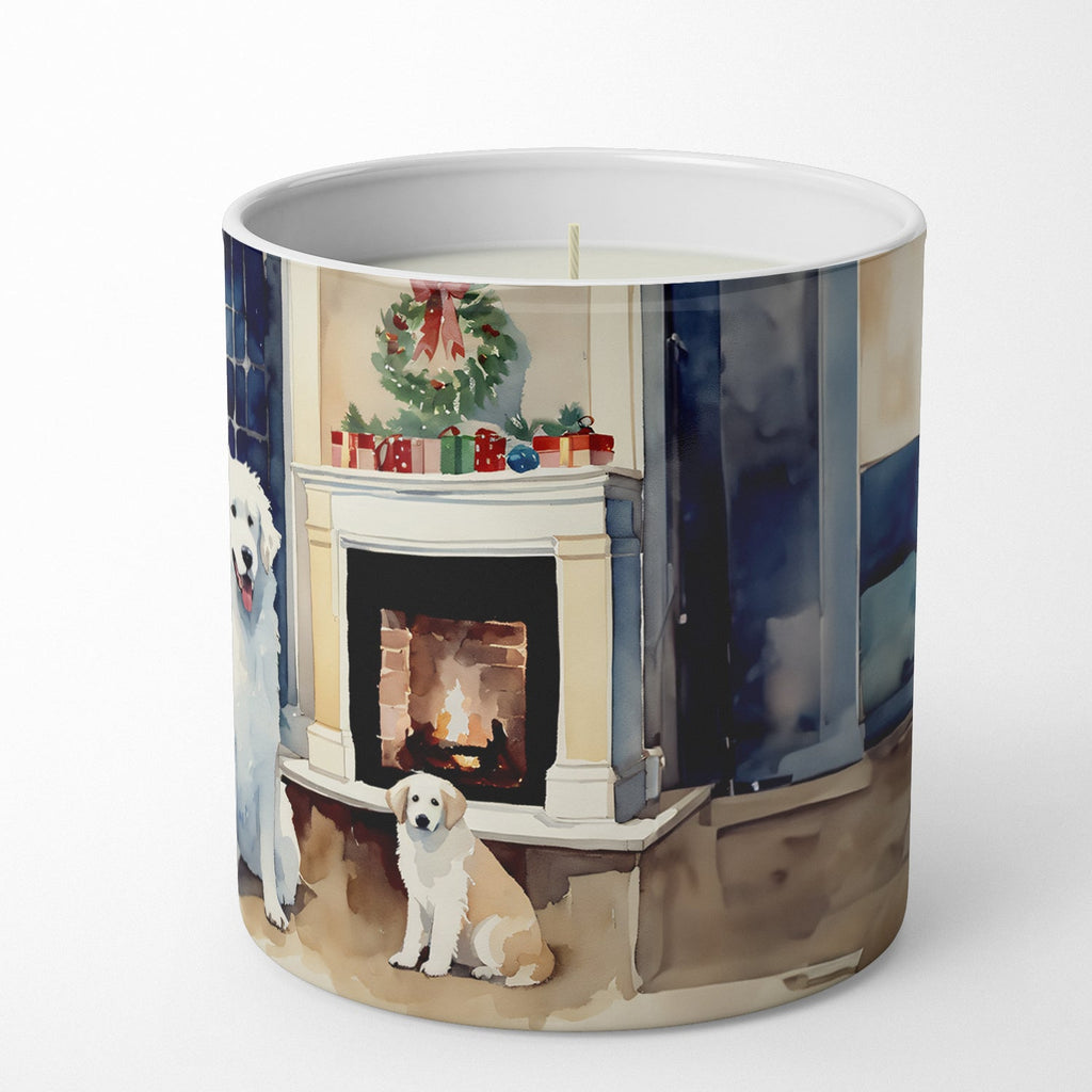 Kuvasz Cozy Christmas Decorative Soy Candle Nature Soy Wax Essential Oil Home Decor Ideal for Bedroom Kitchen Bath Office Gift, 10 oz