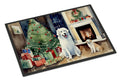 Kuvasz Cozy Christmas Doormat Indoor Outdoor 18H X 27W Front Door Mat Rugs for Entryway, Non Slip Washable
