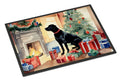 Labrador Retriever Cozy Christmas Doormat Indoor Outdoor 18H X 27W Front Door Mat Rugs for Entryway, Non Slip Washable