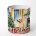 Labrador Retriever Cozy Christmas Decorative Soy Candle Nature Soy Wax Essential Oil Home Decor Ideal for Bedroom Kitchen Bath Office Gift, 10 oz