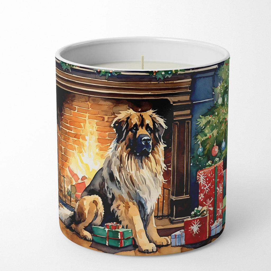 Leonberger Cozy Christmas Decorative Soy Candle Nature Soy Wax Essential Oil Home Decor Ideal for Bedroom Kitchen Bath Office Gift, 10 oz