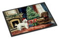 Maltese Cozy Christmas Doormat Indoor Outdoor 18H X 27W Front Door Mat Rugs for Entryway, Non Slip Washable
