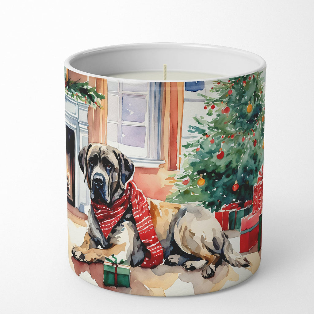 Mastiff Cozy Christmas Decorative Soy Candle Nature Soy Wax Essential Oil Home Decor Ideal for Bedroom Kitchen Bath Office Gift, 10 oz