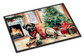 Mastiff Cozy Christmas Doormat Indoor Outdoor 18H X 27W Front Door Mat Rugs for Entryway, Non Slip Washable