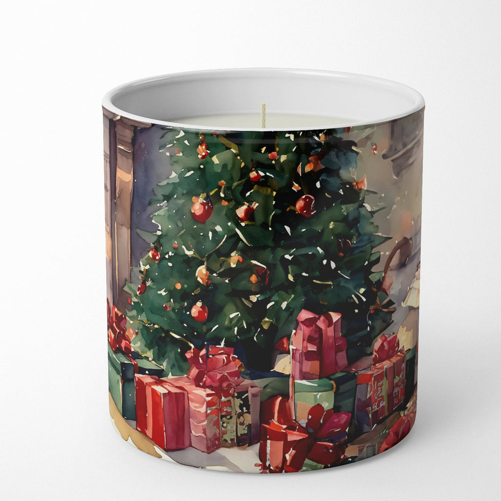 Miniature Pinscher Cozy Christmas Decorative Soy Candle Nature Soy Wax Essential Oil Home Decor Ideal for Bedroom Kitchen Bath Office Gift, 10 oz