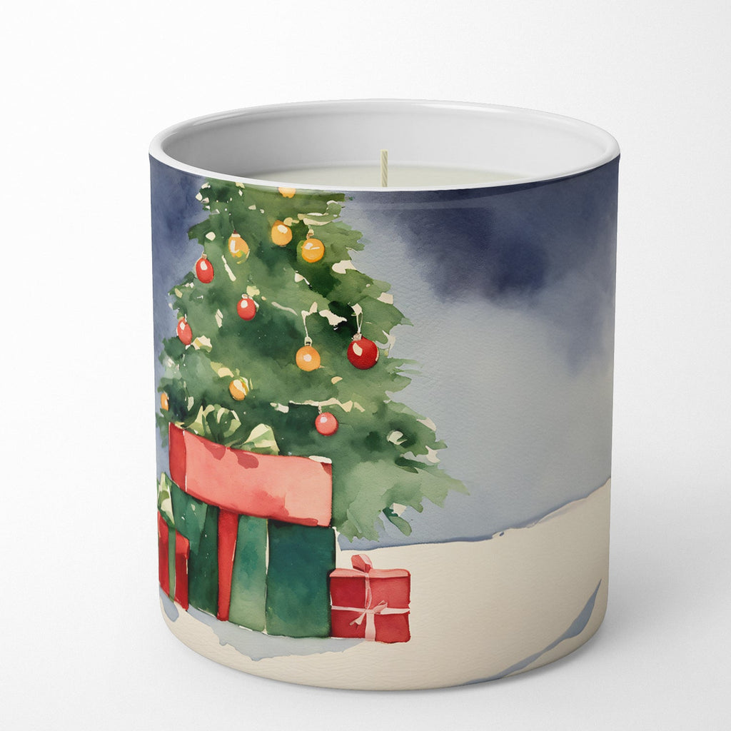 Miniature Pinscher Cozy Christmas Decorative Soy Candle Nature Soy Wax Essential Oil Home Decor Ideal for Bedroom Kitchen Bath Office Gift, 10 oz
