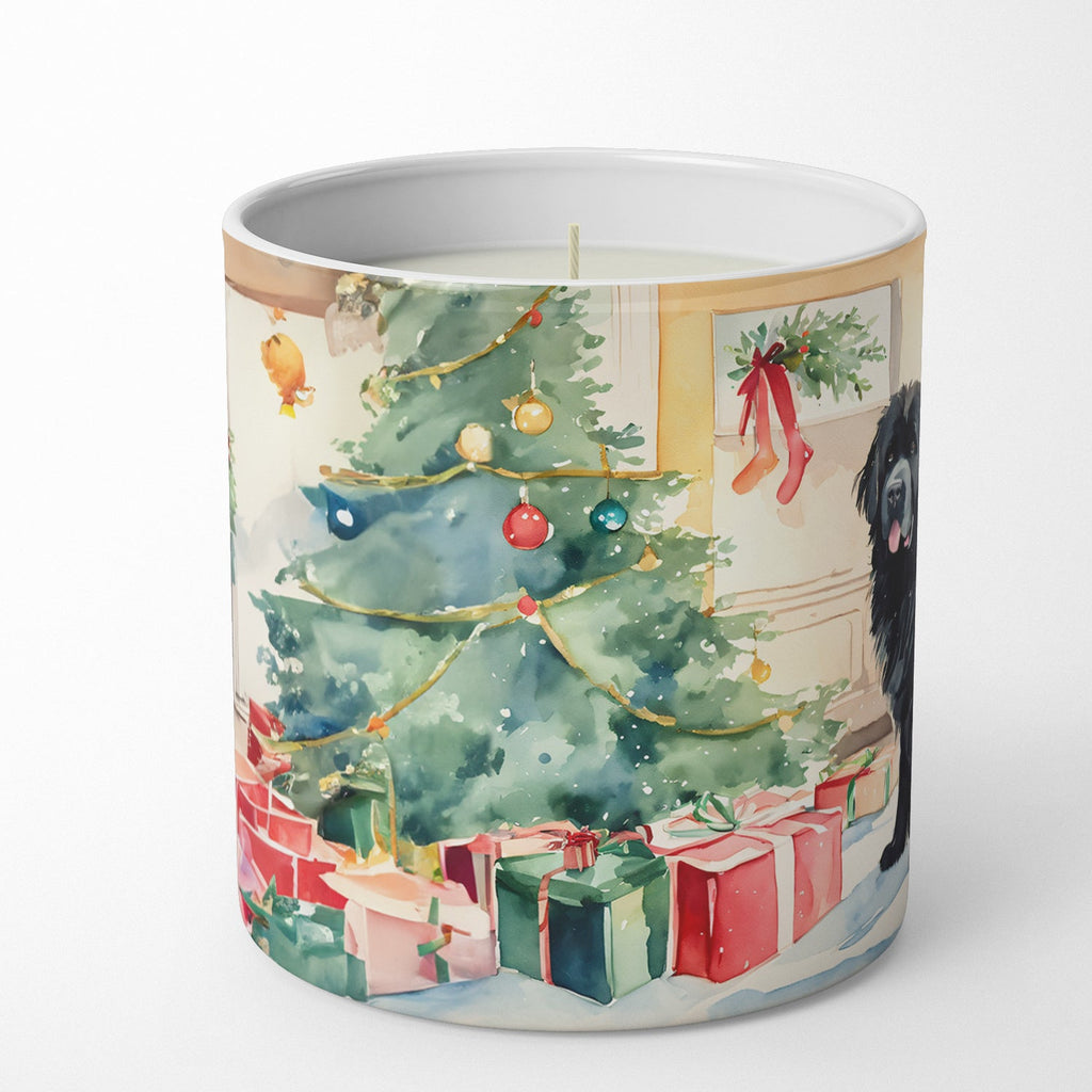 Newfoundland Cozy Christmas Decorative Soy Candle Nature Soy Wax Essential Oil Home Decor Ideal for Bedroom Kitchen Bath Office Gift, 10 oz