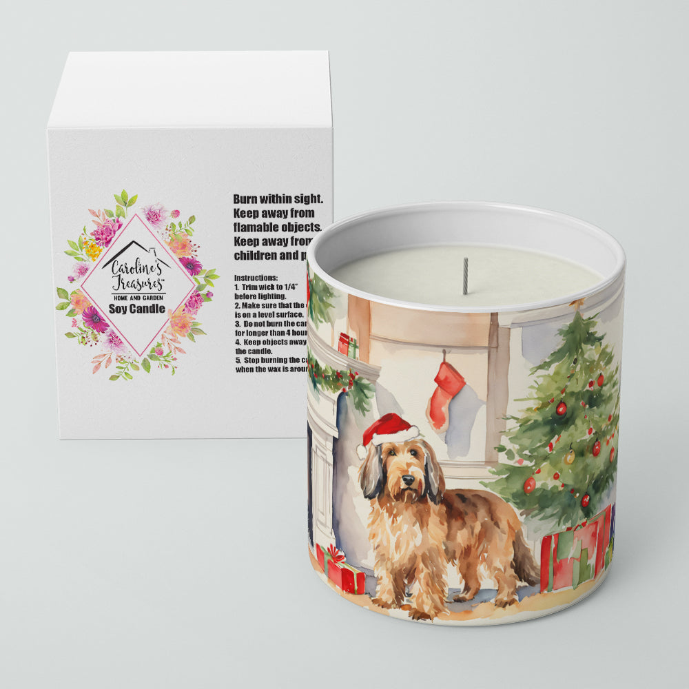 Otterhound Cozy Christmas Decorative Soy Candle Nature Soy Wax Essential Oil Home Decor Ideal for Bedroom Kitchen Bath Office Gift, 10 oz