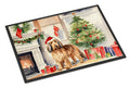 Otterhound Cozy Christmas Doormat Indoor Outdoor 24H X 36W Front Door Mat Rugs for Entryway, Non Slip Washable Low Pile,