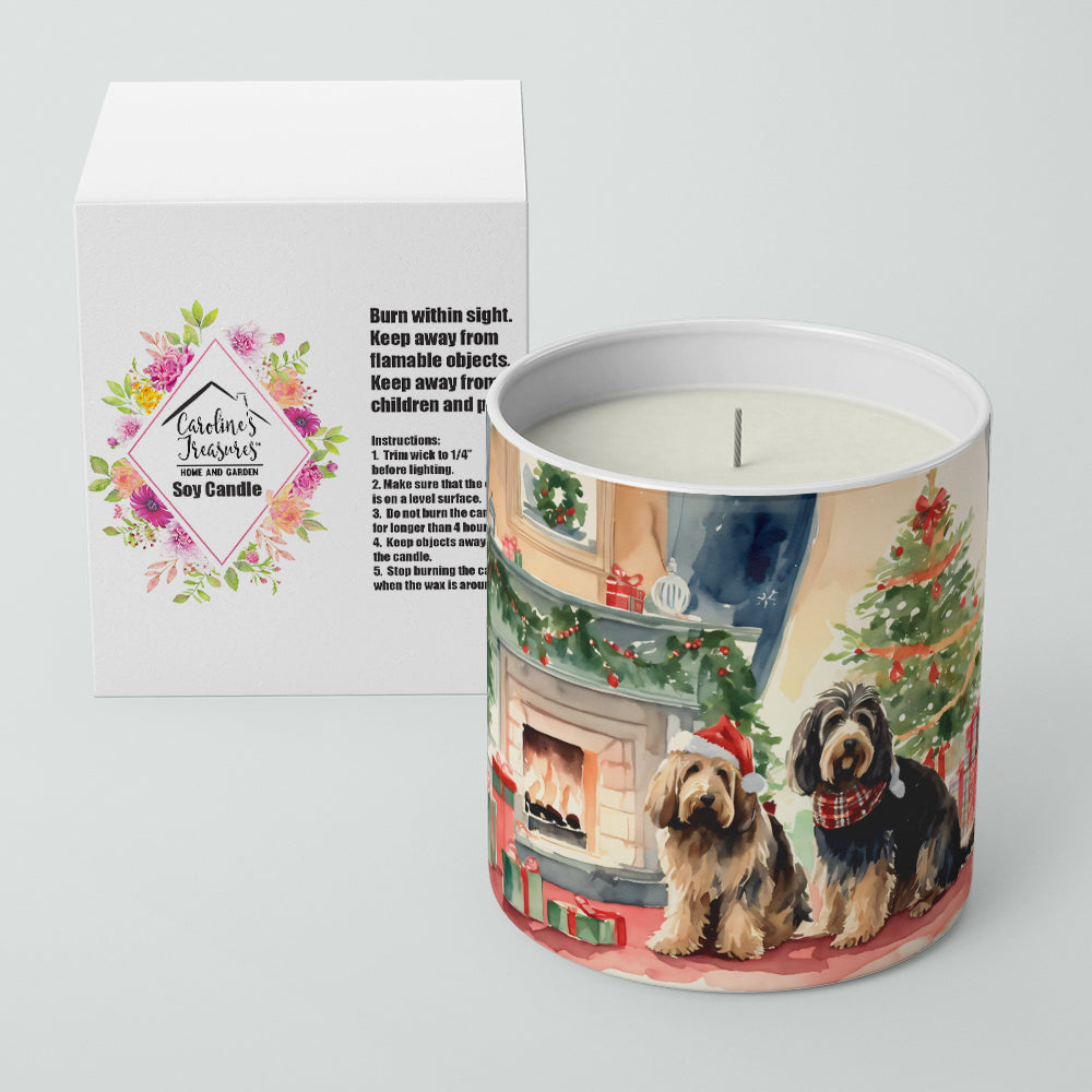 Otterhound Cozy Christmas Decorative Soy Candle Nature Soy Wax Essential Oil Home Decor Ideal for Bedroom Kitchen Bath Office Gift, 10 oz