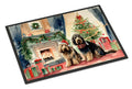 Otterhound Cozy Christmas Doormat Indoor Outdoor 18H X 27W Front Door Mat Rugs for Entryway, Non Slip Washable
