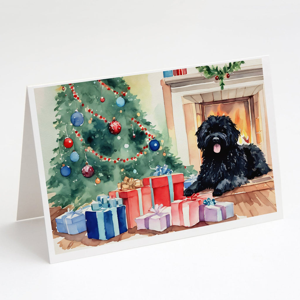 Puli Cozy Christmas Greeting Cards Pack of 8 Blank Cards with Envelopes Whimsical A7 Size 5x7