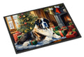 Saint Bernard Cozy Christmas Doormat Indoor Outdoor 24H X 36W Front Door Mat Rugs for Entryway, Non Slip Washable Low Pile,