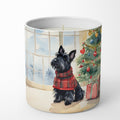 Scottish Terrier Cozy Christmas Decorative Soy Candle Nature Soy Wax Essential Oil Home Decor Ideal for Bedroom Kitchen Bath Office Gift, 10 oz