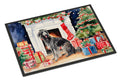 Scottish Deerhound Cozy Christmas Doormat Indoor Outdoor 24H X 36W Front Door Mat Rugs for Entryway, Non Slip Washable Low Pile,