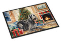 Scottish Deerhound Cozy Christmas Doormat Indoor Outdoor 18H X 27W Front Door Mat Rugs for Entryway, Non Slip Washable