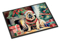 Shar Pei Cozy Christmas Doormat Indoor Outdoor 24H X 36W Front Door Mat Rugs for Entryway, Non Slip Washable Low Pile,