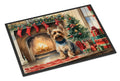 Silky Terrier Cozy Christmas Doormat Indoor Outdoor 24H X 36W Front Door Mat Rugs for Entryway, Non Slip Washable Low Pile,