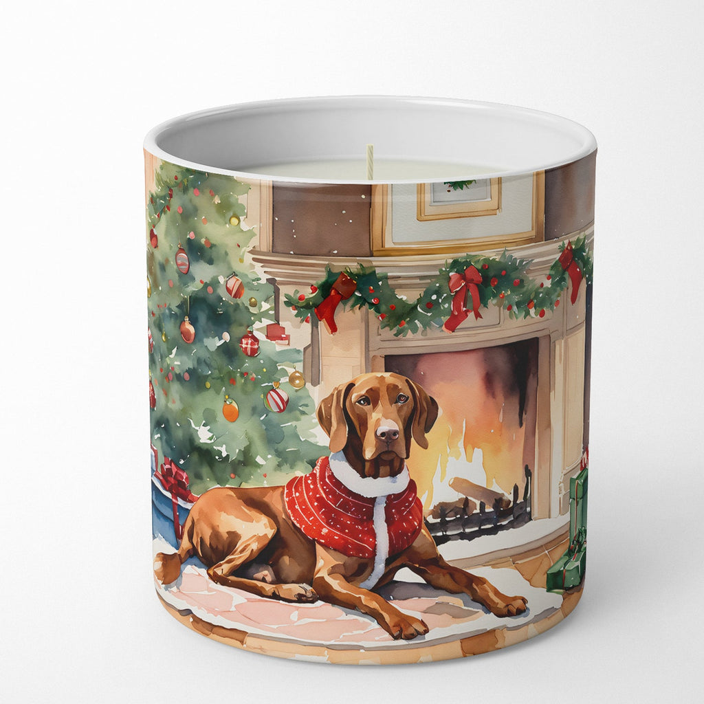 Vizsla Cozy Christmas Decorative Soy Candle Nature Soy Wax Essential Oil Home Decor Ideal for Bedroom Kitchen Bath Office Gift, 10 oz