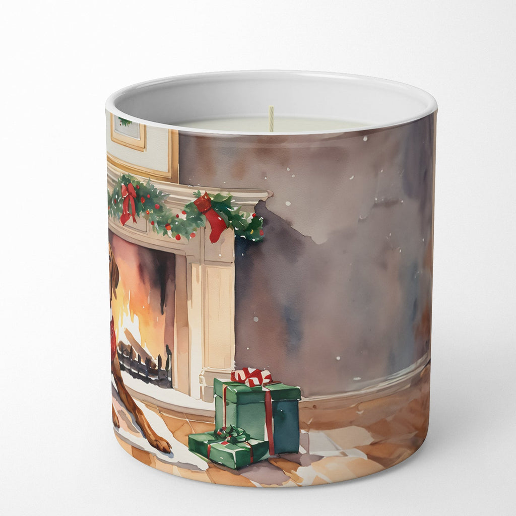 Vizsla Cozy Christmas Decorative Soy Candle Nature Soy Wax Essential Oil Home Decor Ideal for Bedroom Kitchen Bath Office Gift, 10 oz