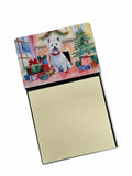 Westie Cozy Christmas Watercolor Sticky Note Holder Refillable Dispenser Desk Accessory 3x3 Pad Gift