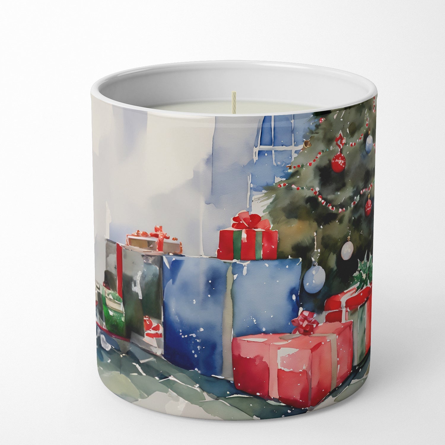 Westie Cozy Christmas Decorative Soy Candle Nature Soy Wax Essential Oil Home Decor Ideal for Bedroom Kitchen Bath Office Gift, 10 oz