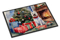 Westie Cozy Christmas Doormat Indoor Outdoor 24H X 36W Front Door Mat Rugs for Entryway, Non Slip Washable Low Pile,
