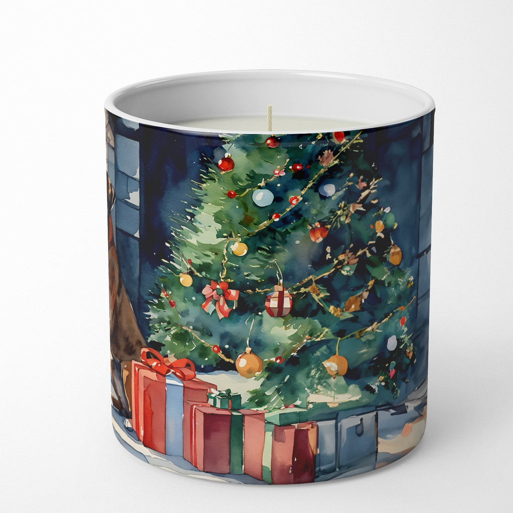 Boxer Cozy Christmas Decorative Soy Candle Nature Soy Wax Essential Oil Home Decor Ideal for Bedroom Kitchen Bath Office Gift, 10 oz