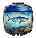 Bluefin Tuna Compact Mirror Decorative Travel Makeup Mirror for Women Girls Gifts Pocket Makeup Mirror Folding Handheld