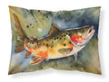 Brook Trout Standard Pillowcase Lightweight Super Soft Easy Care Decorative Artwork Pillowcase, Standard