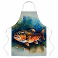 Brown Trout Apron Cooking Kitchen Server Baking Crafts Gardening for Adult Women Men, Unisex, Large, Multicolor