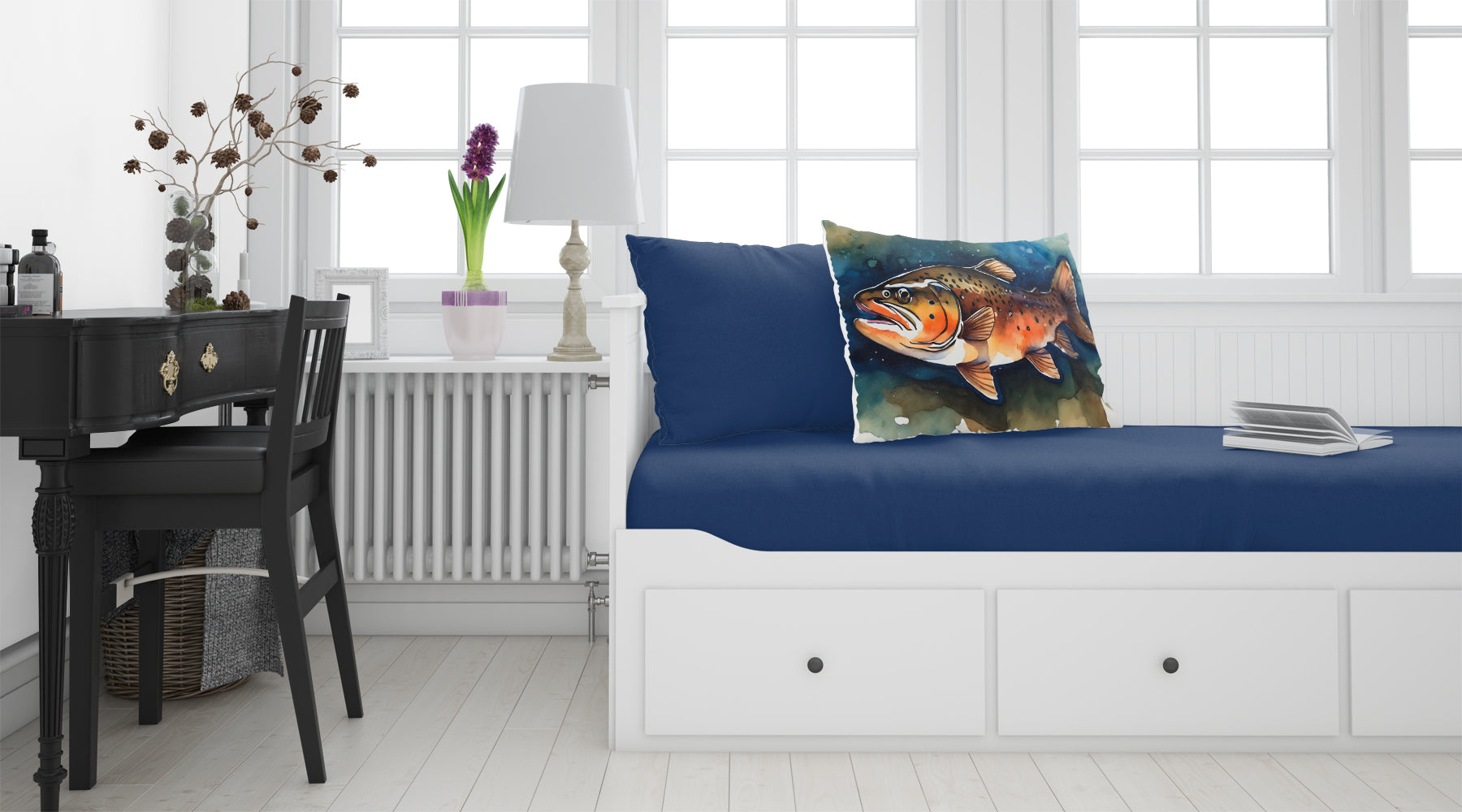 Brown Trout Standard Pillowcase Lightweight Super Soft Easy Care Decorative Artwork Pillowcase, Standard
