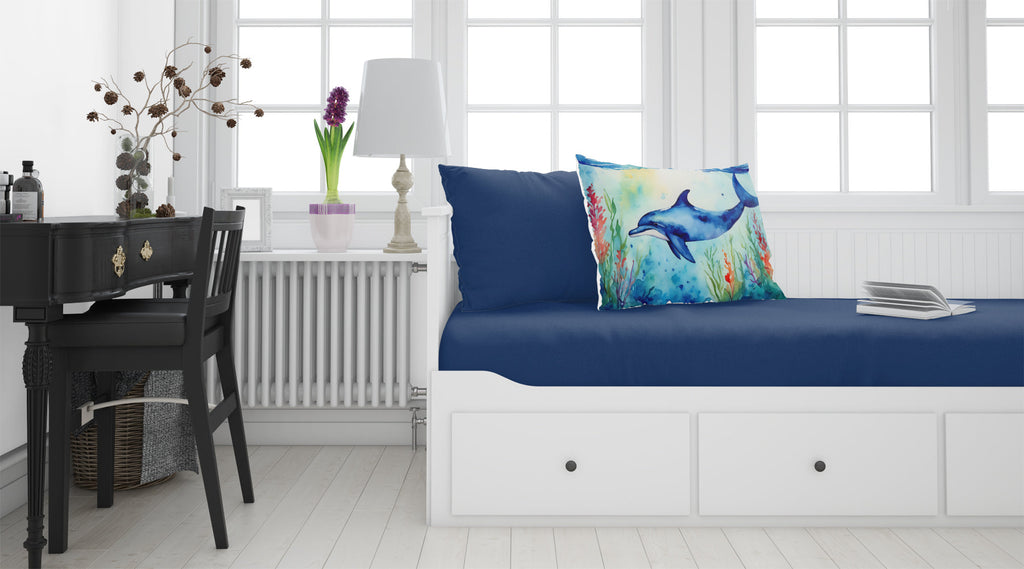 Dolphin Standard Pillowcase Lightweight Super Soft Easy Care Decorative Artwork Pillowcase, Standard