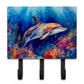 Dolphin Leash or Key Holder Wall Hooks, Coat Rack Wall Mount, for Hanging Keys, Towels, Aprons, Leashes