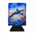 Dolphin Can or Bottle Hugger Cooler Sleeve for Standard 12 oz Cans, Insulated Foam Beer & Soda Can Hugger Reusable