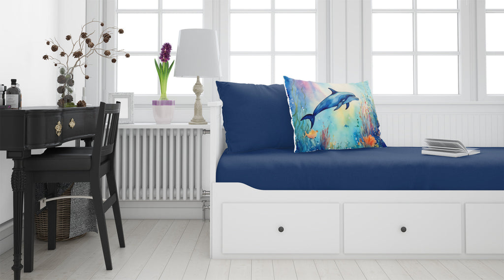 Dolphin Standard Pillowcase Lightweight Super Soft Easy Care Decorative Artwork Pillowcase, Standard