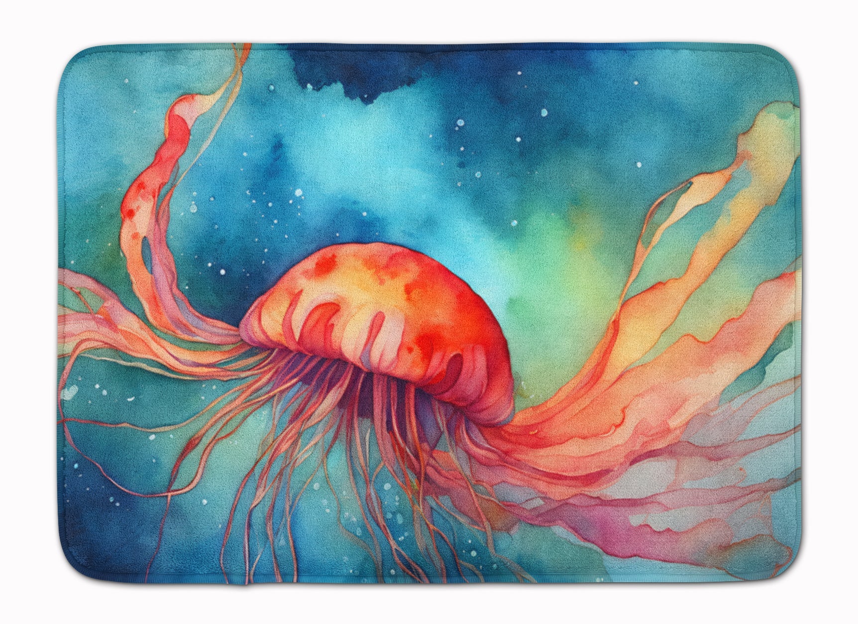 Jellyfish Memory Foam Kitchen Mat Machine Washable Anti-Fatigue Cushion Comfort Bath or Kitchen Rug