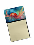 Jellyfish Watercolor Sticky Note Holder Refillable Dispenser Desk Accessory 3x3 Pad Gift